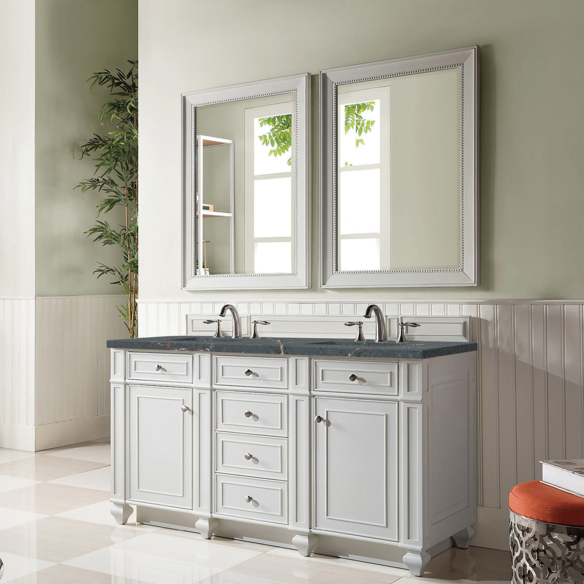 Bristol 60" Double Vanity Cabinet