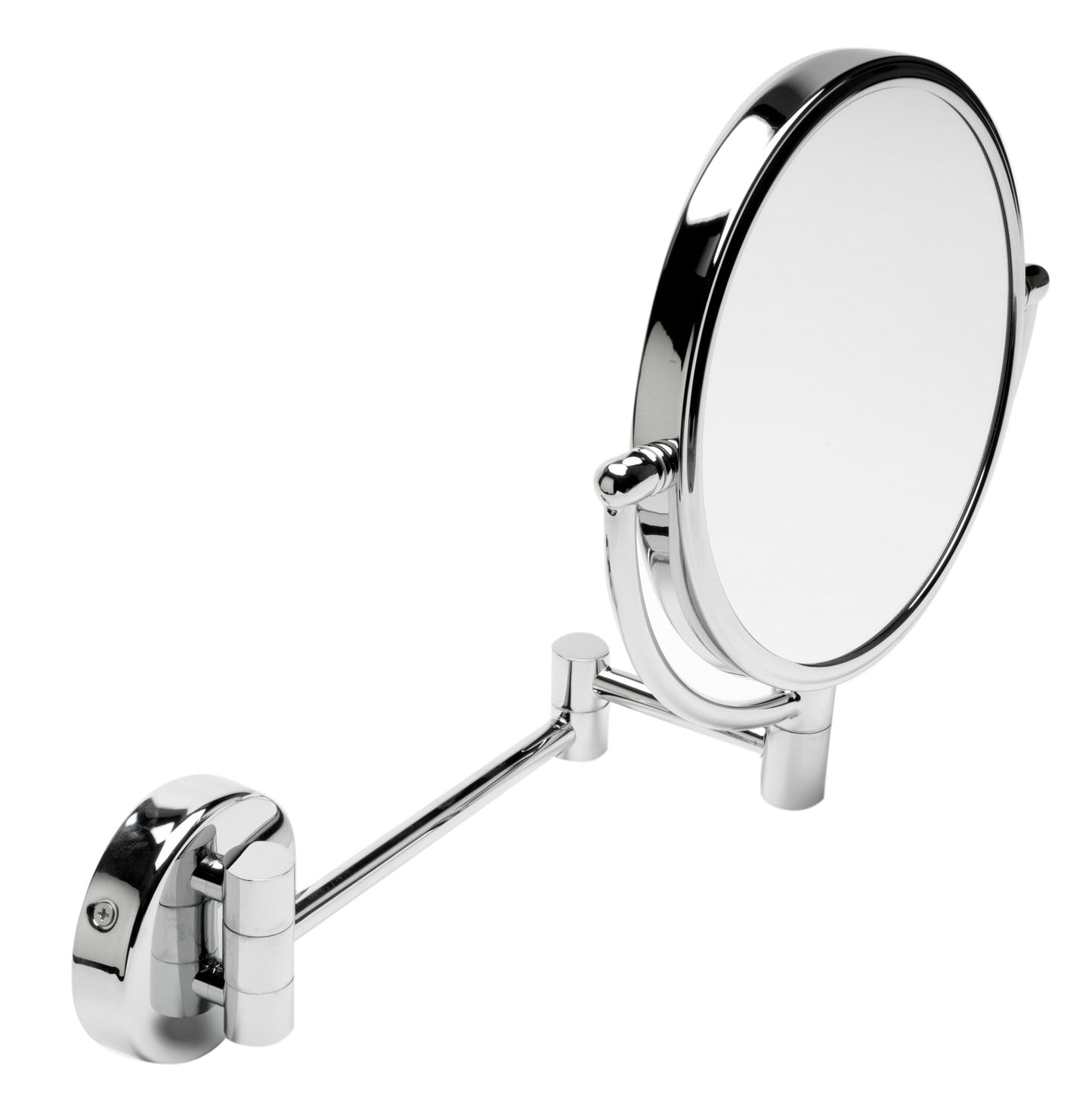 ALFI brand ABM8WR 8" Round Wall Mounted 5x Magnify Cosmetic Mirror