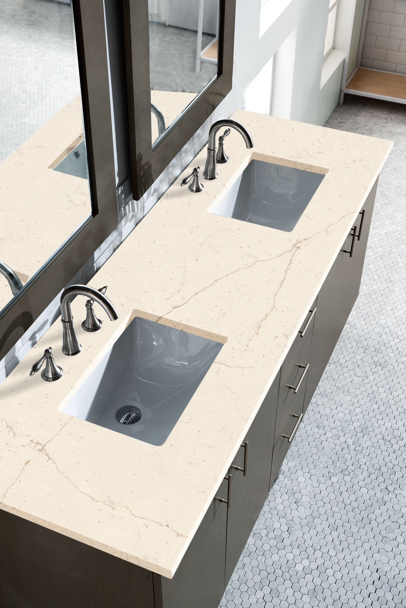 Metropolitan 72" Double Vanity Cabinet