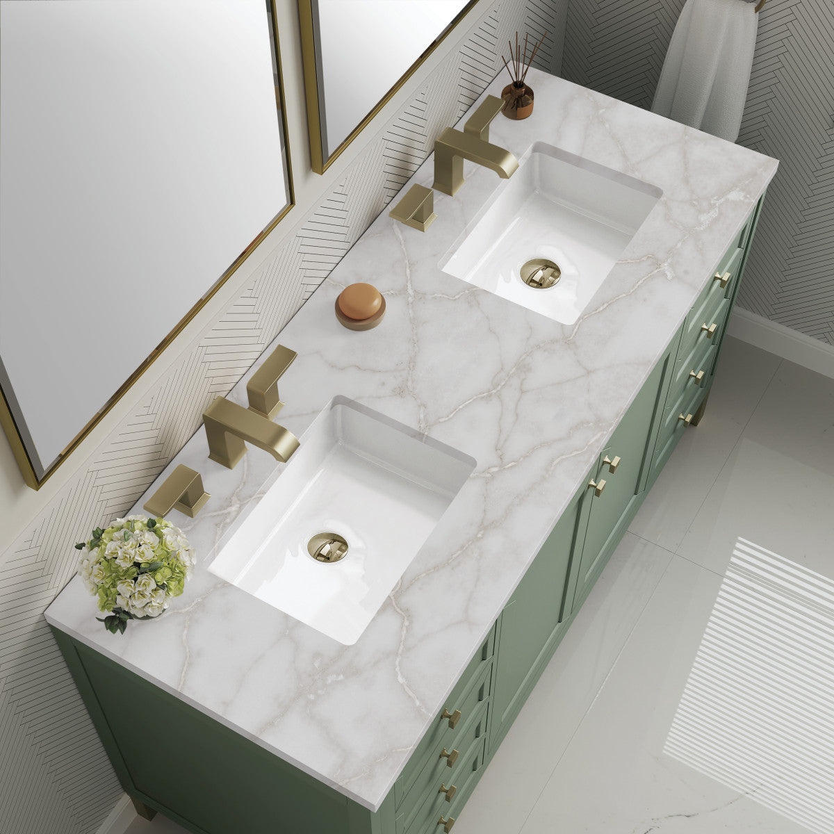 Chicago 60" Double Vanity
