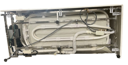 EAGO AM154ETL-R6 6 ft Acrylic White Rectangular Whirlpool Bathtub w Fixtures