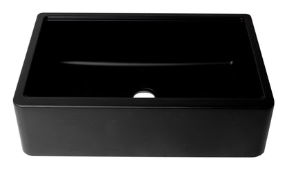 ALFI brand AB33FARM 33" Granite Composite Single Bowl Drop In Farm Sink with Accessories
