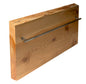 ALFI brand  ABTW3216H 32"x16" Live Edge Cedar Wood Towel Warmer