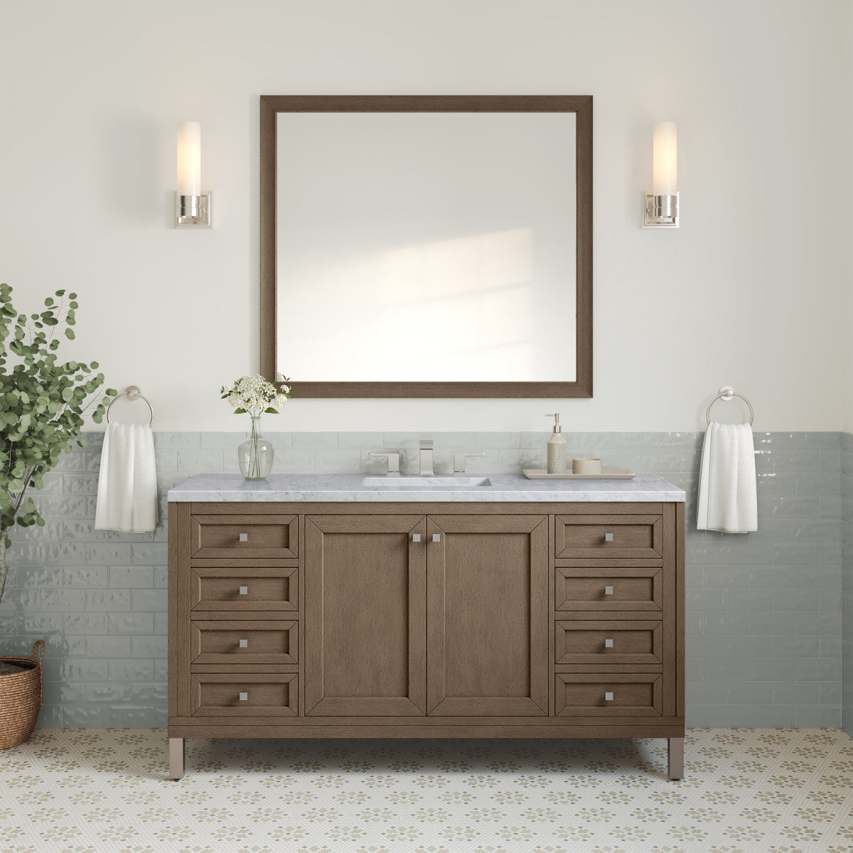 Chicago 60" Single Vanity Cabinet