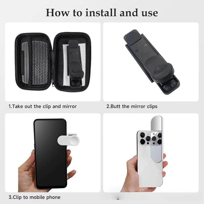 Smartphone Reflection Camera Clip Lens Kit for Photography