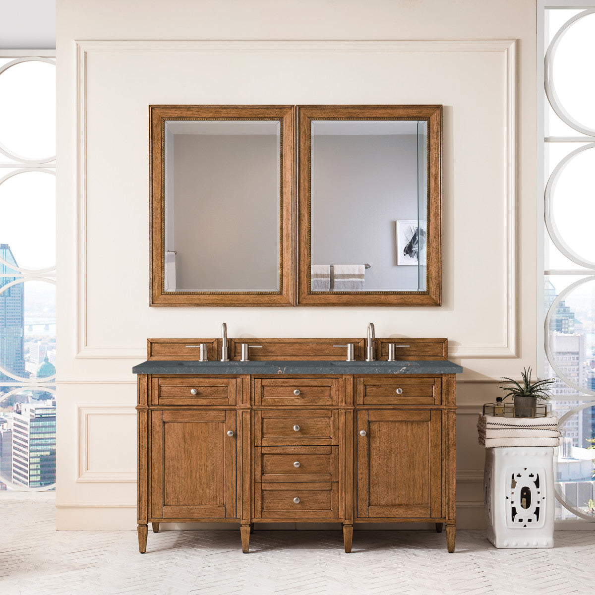 Brittany 60" Double Vanity Cabinet