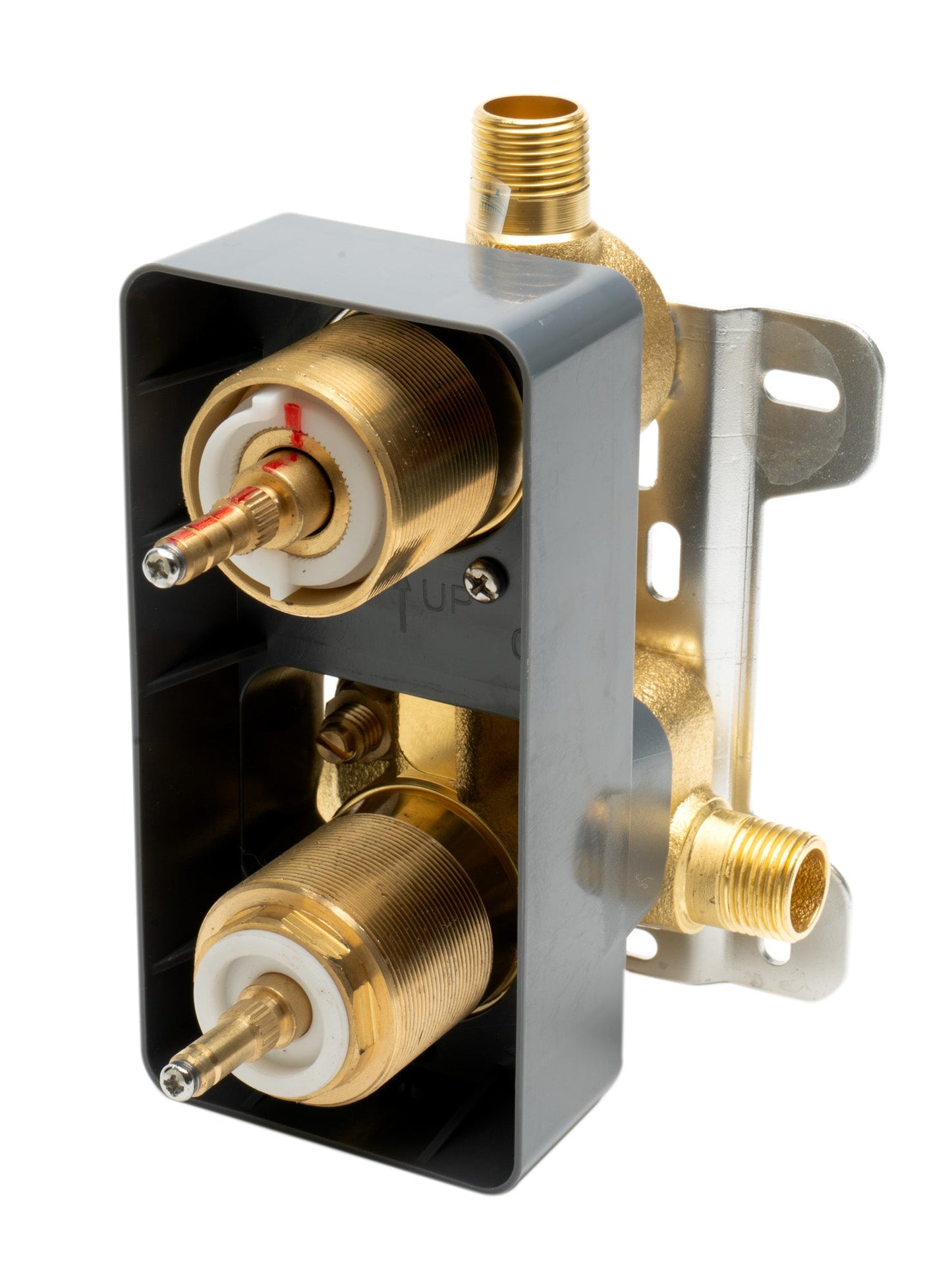 ALFI brand AB3809 Round Knob 1 Way Thermostatic Shower Mixer