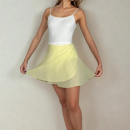 Limited Edition Limoncello Classical Chiffon Ballet Wrap Skirt