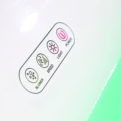EAGO AM1900  74" White Free Standing Air Bubble Bathtub
