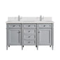 Brittany 60" Double Vanity Cabinet