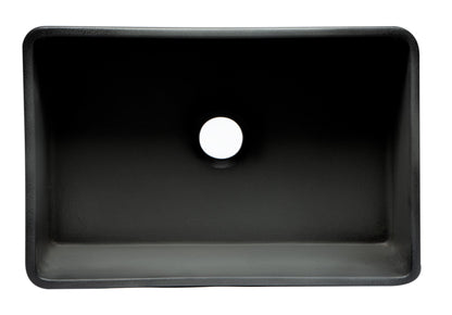 ALFI brand  ABCO3020SB Concrete Color 30 inch Reversible Single Fireclay Farmhouse Kitchen Sink