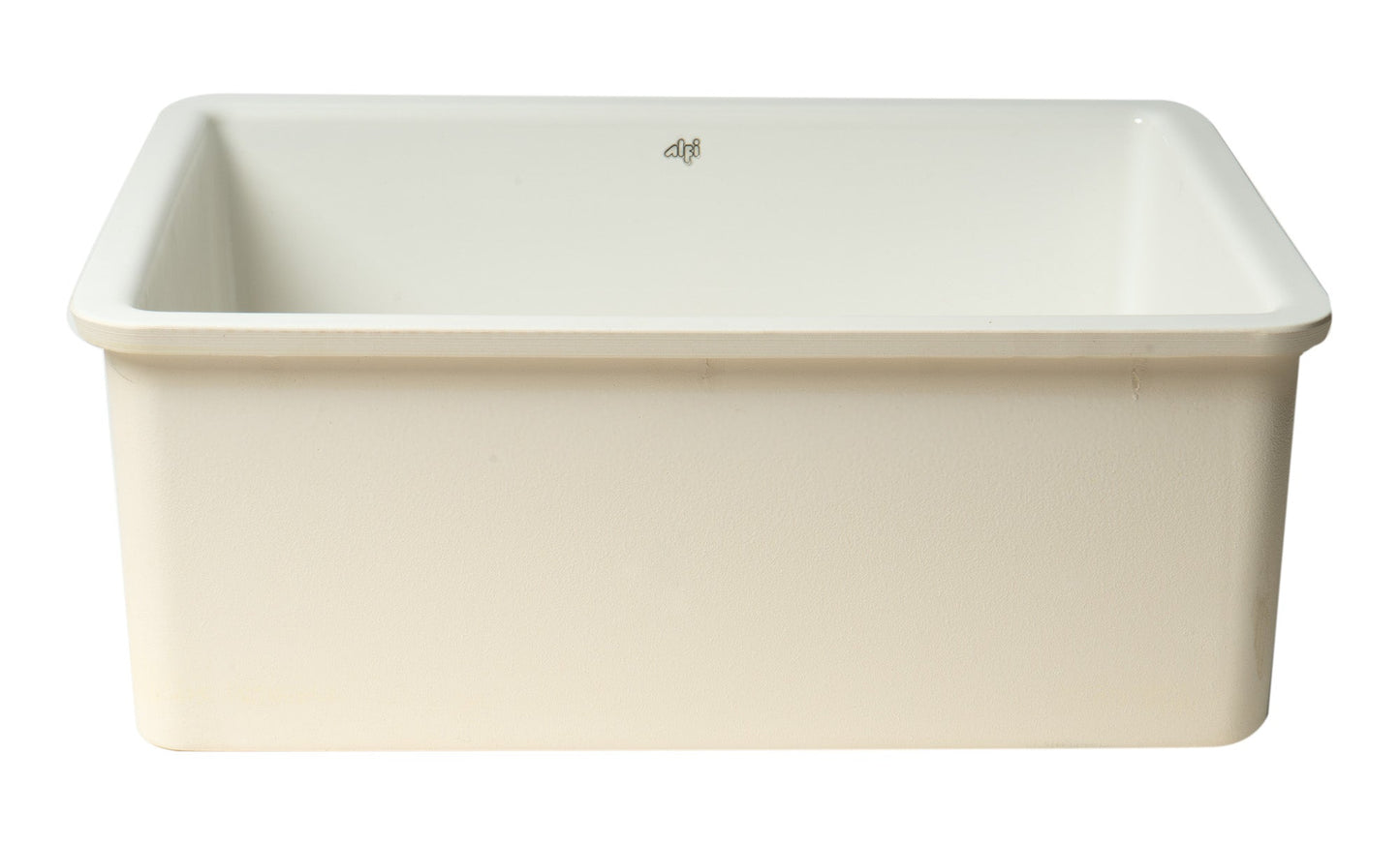 ALFI brand  AB2317 23" White Fireclay Undermount Kitchen Sink