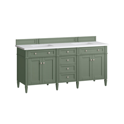 Brittany 72" Double Vanity Cabinet