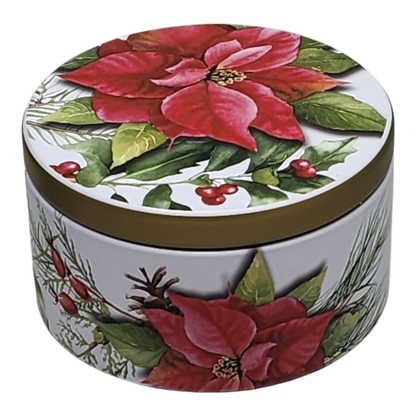Poinsettia Pine Candle - Enchanting Holiday Atmosphere