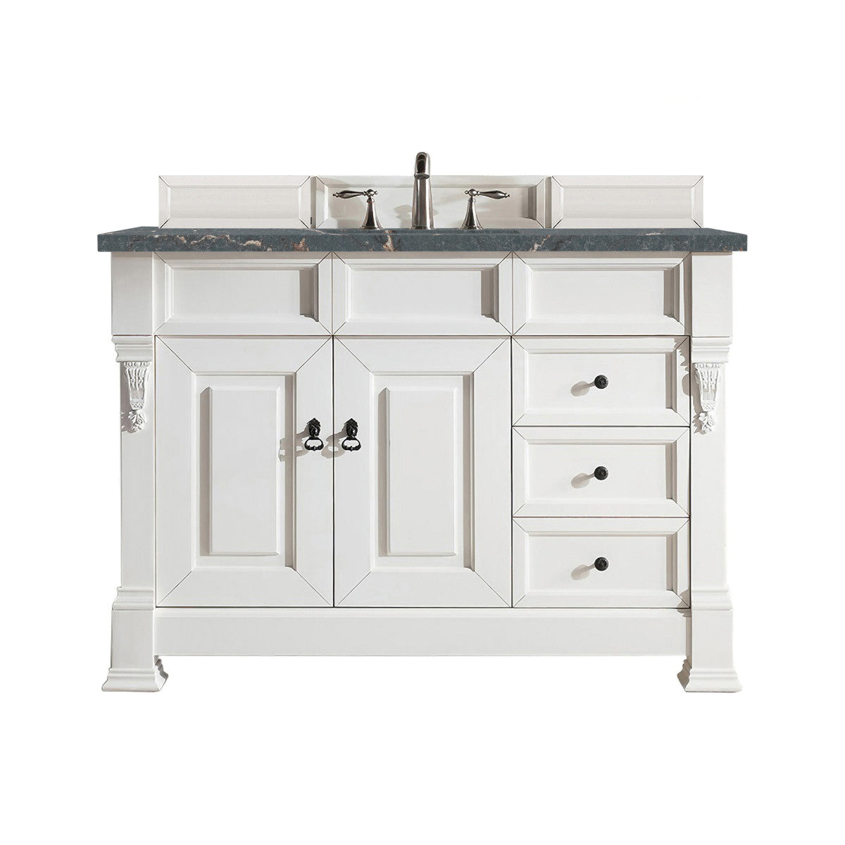 Brookfield 48" Single Vanity Cabinet, Bright White
