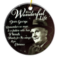Clarence the Angel Dear George Quote Ornament