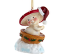 Merry Little Mushroom Ornament - Floating in a Bowl