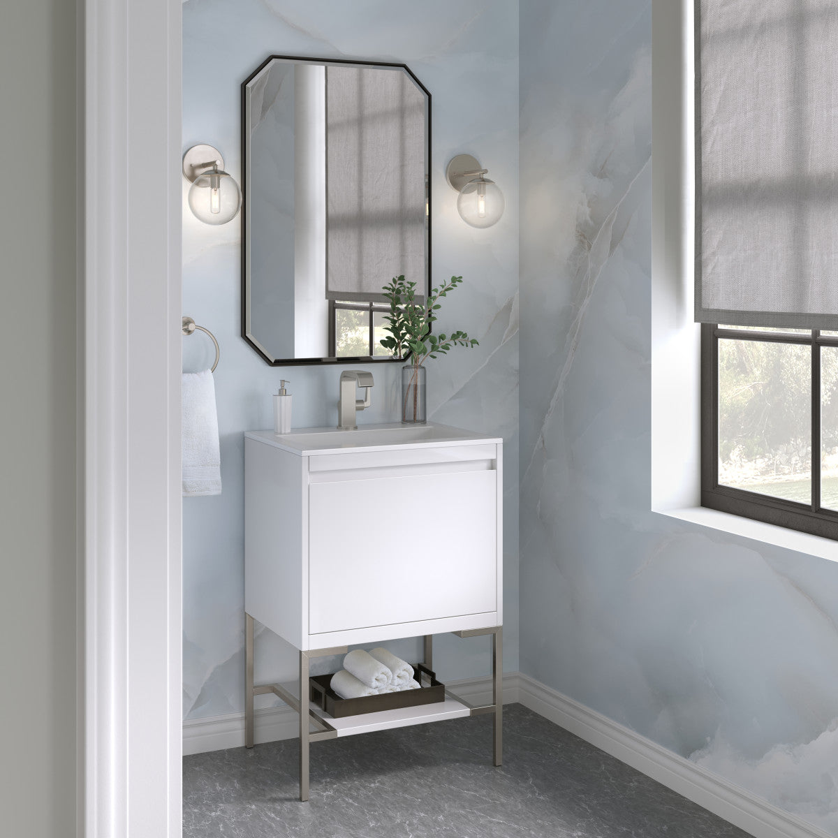 Mantova 23.6" Single Vanity Cabinet