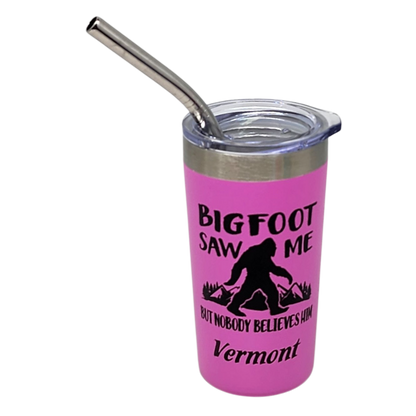Vermont Bigfoot Stainless Steel 2oz Shooter  - Pink