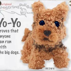 Yo Yo the Yorkie String Doll Keychain