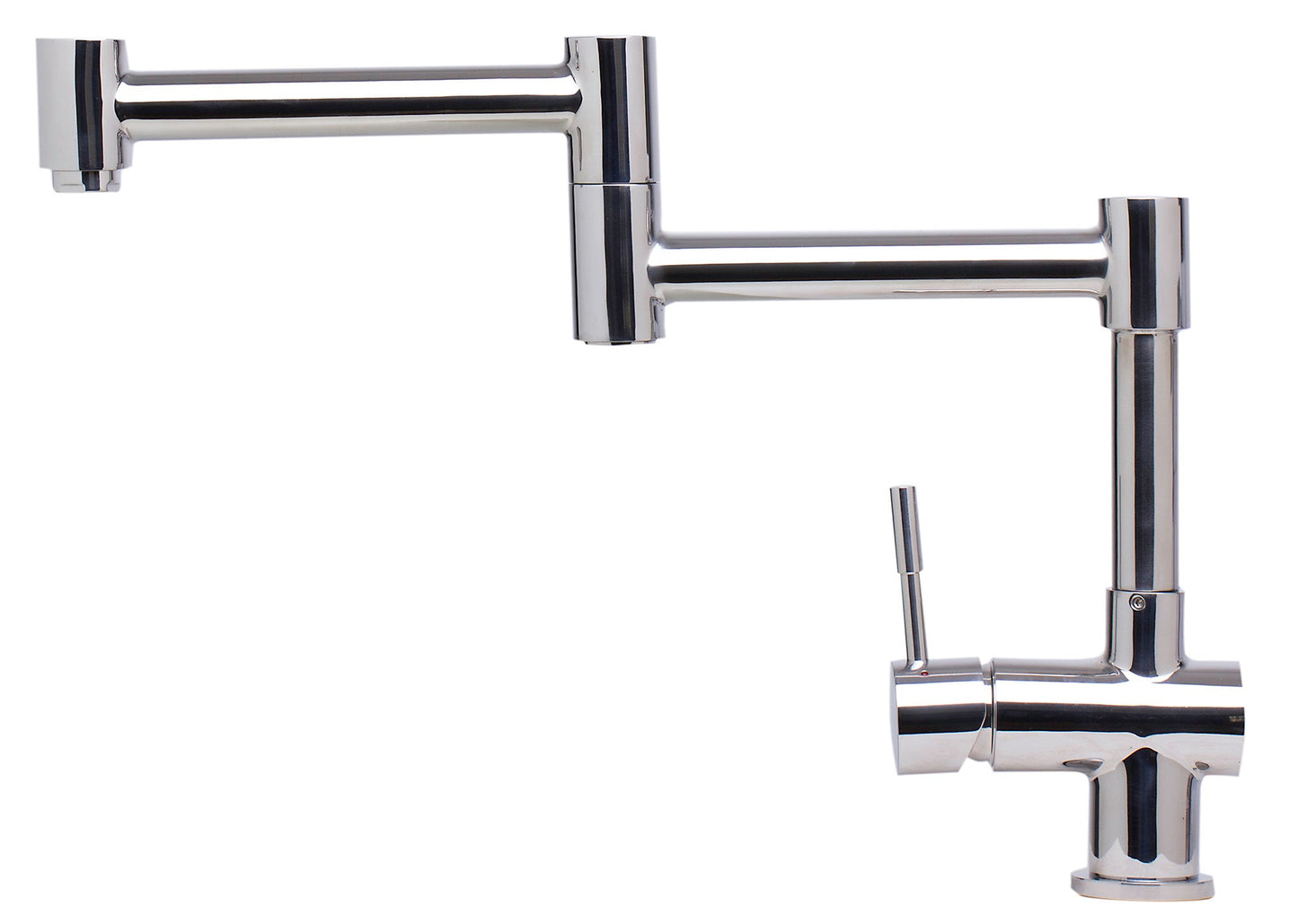 ALFI brand AB2038 Retractable Single Hole Kitchen Faucet