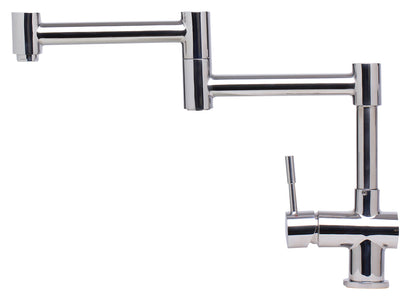 ALFI brand AB2038 Retractable Single Hole Kitchen Faucet