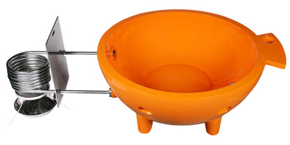 ALFI brand FireHotTub FireHotTub The Round Fire Burning Portable Outdoor Hot Bath Tub