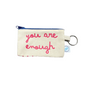 You Are Enough cardholder with keyring