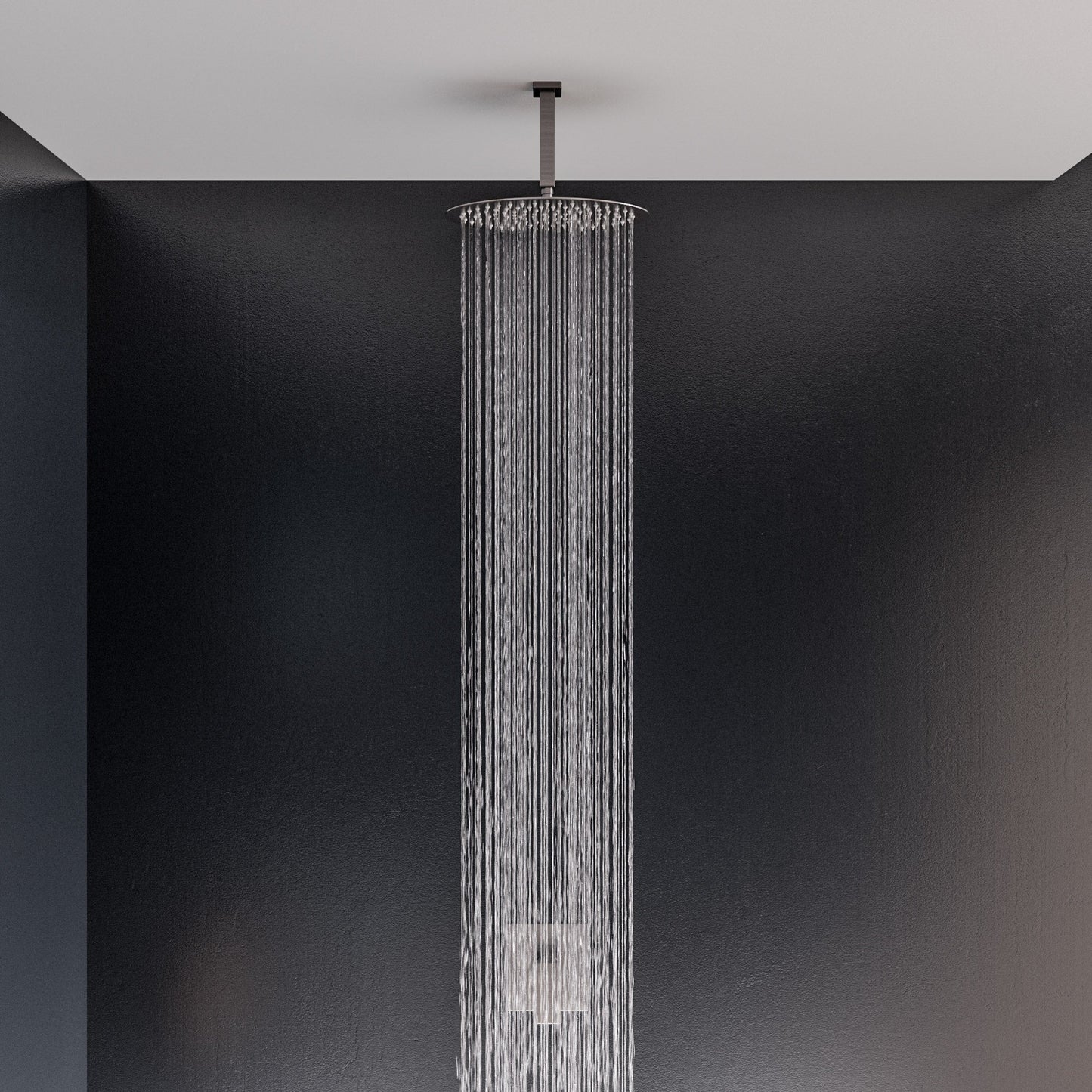 ALFI brand RAIN128 12" Oval Ultra Thin Rain Shower Head