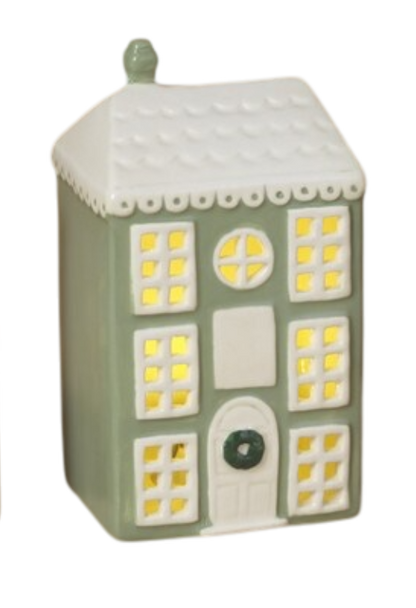 Ceramic Light-Up House -