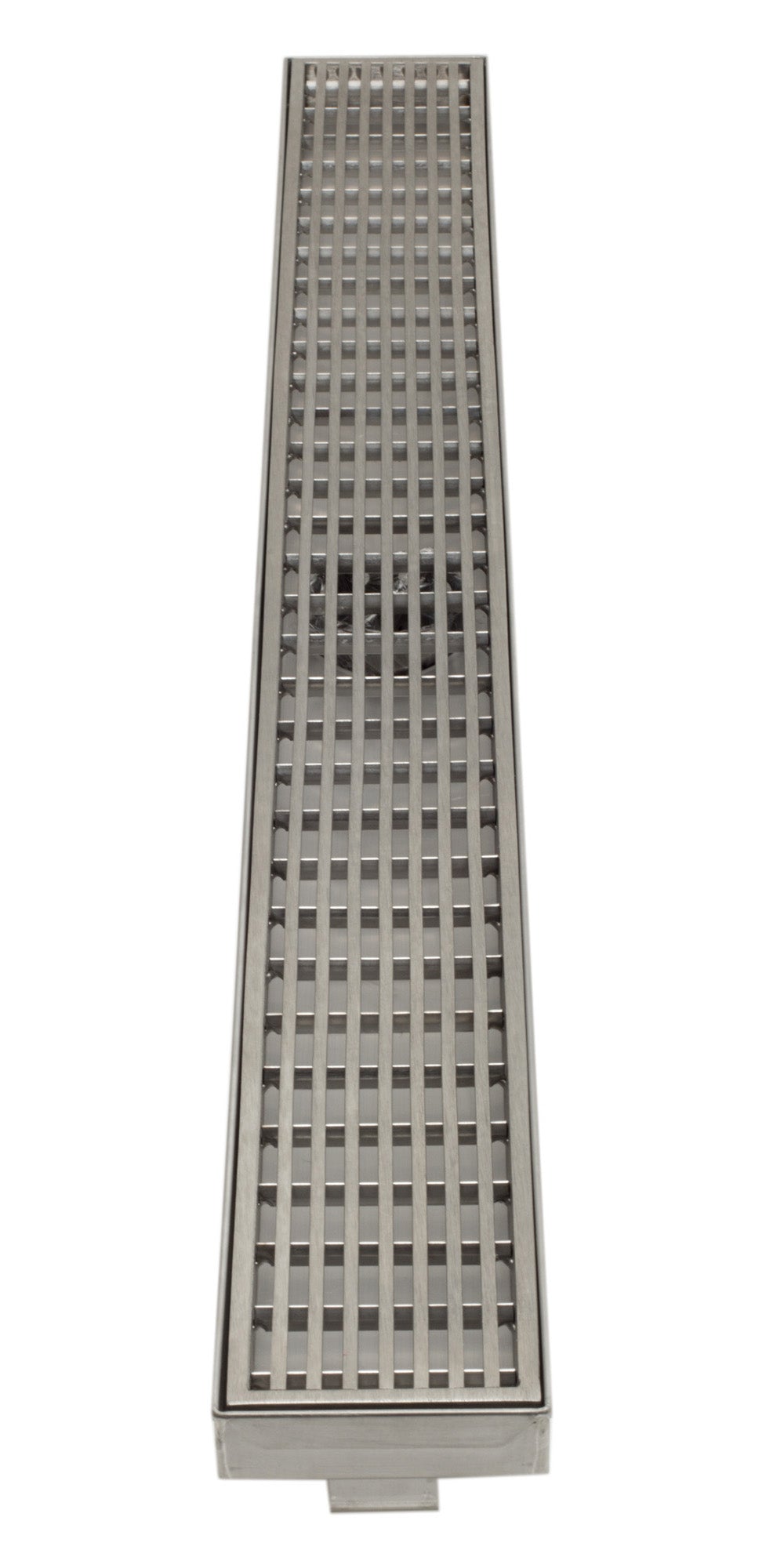 ALFI brand  ABLD32D 32" Modern Stainless Steel Linear Shower Drain with Groove Lines