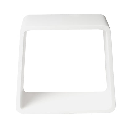 ALFI brand  ABST55 White Matte Solid Surface Resin Bathroom / Shower Stool
