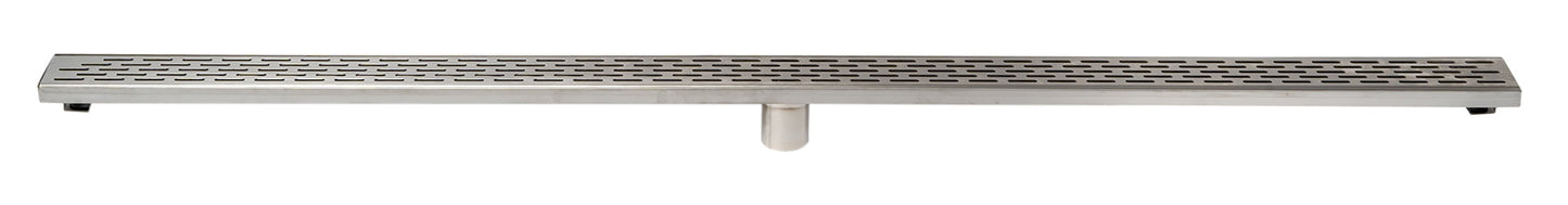 ALFI brand ABLD59C Linear Shower Drain with Groove Holes
