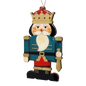 Regal Wooden Nutcracker - Blue