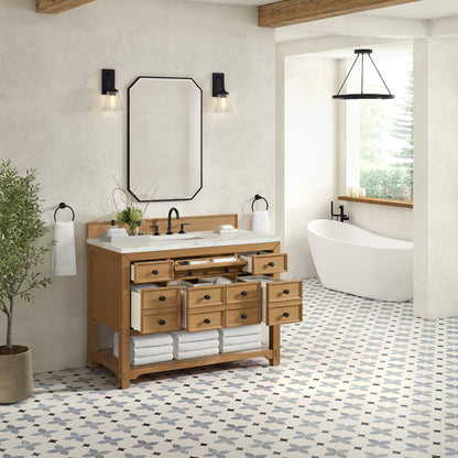 Malibu 48" Single Vanity, Amber Birch