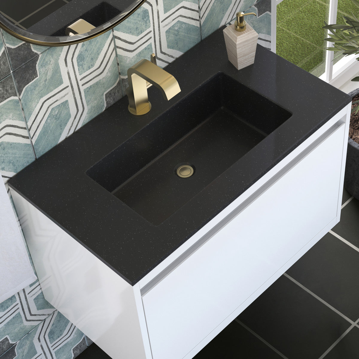 Mantova 31.5" Single Vanity Cabinet