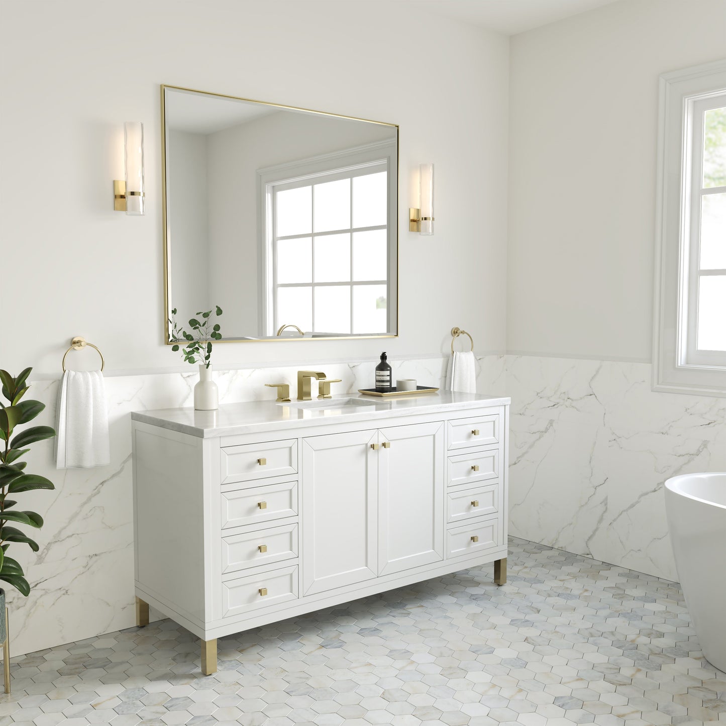 Chicago 60" Single Vanity