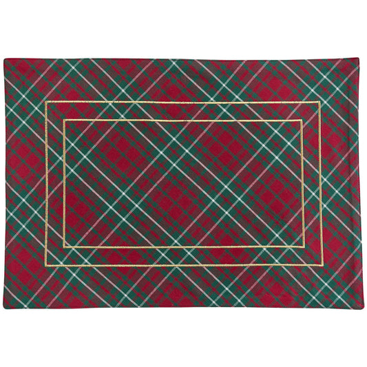 Patricia Heaton Home Saint Nicholas Tartan Placemat