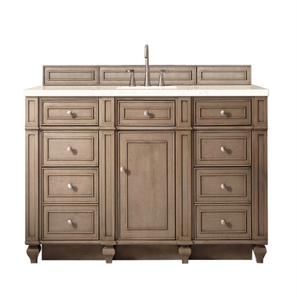 Bristol 60" Single Vanity Cabinet, Bright White