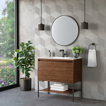 Mantova 35.4" Single Vanity Cabinet