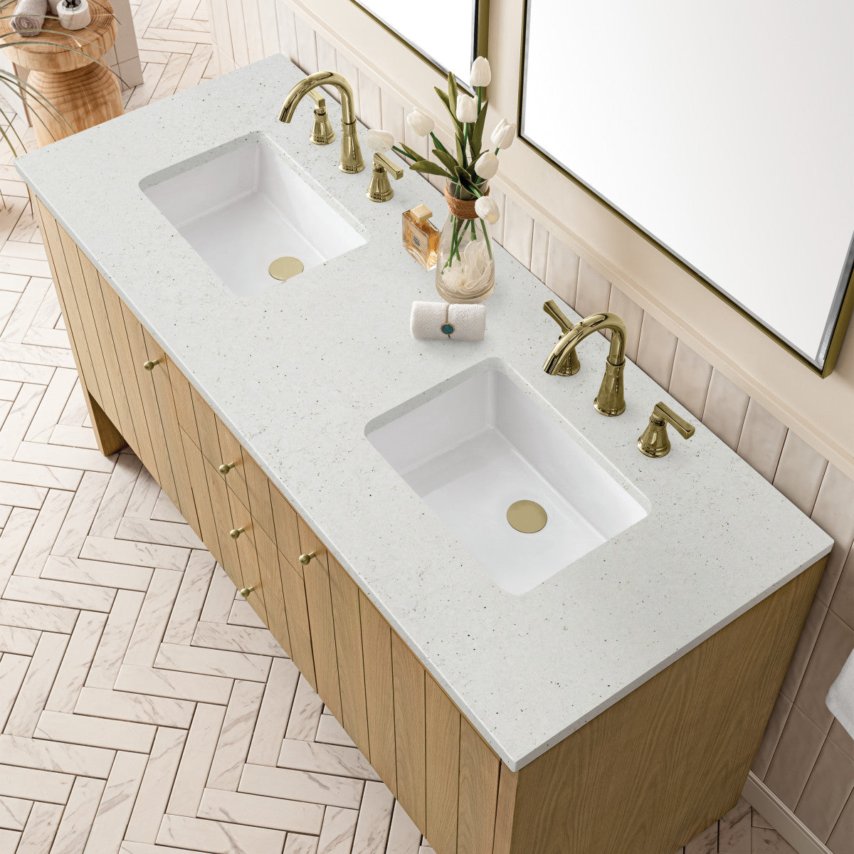 Hudson 60" Double Vanity Cabinet