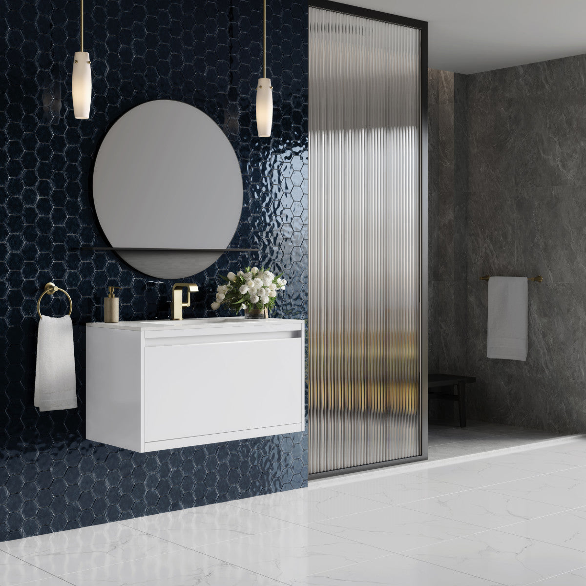 Mantova 35.4" Single Vanity Cabinet