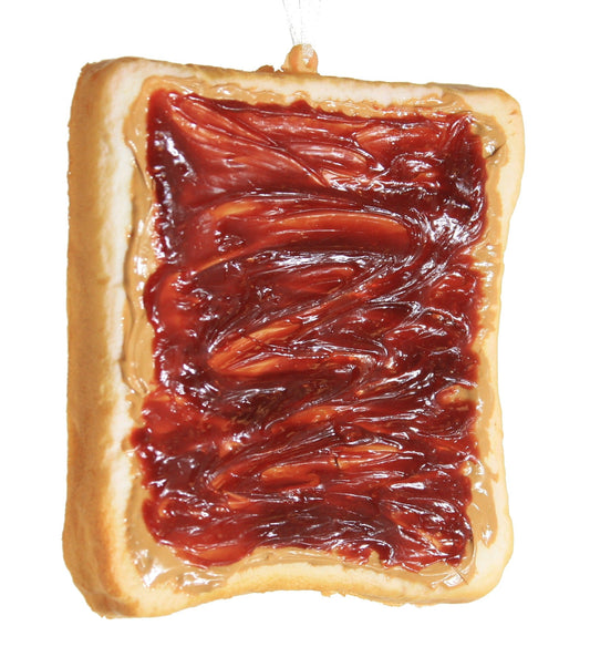 Sliced Toast Ornament - Jelly