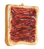Sliced Toast Ornament - Jelly
