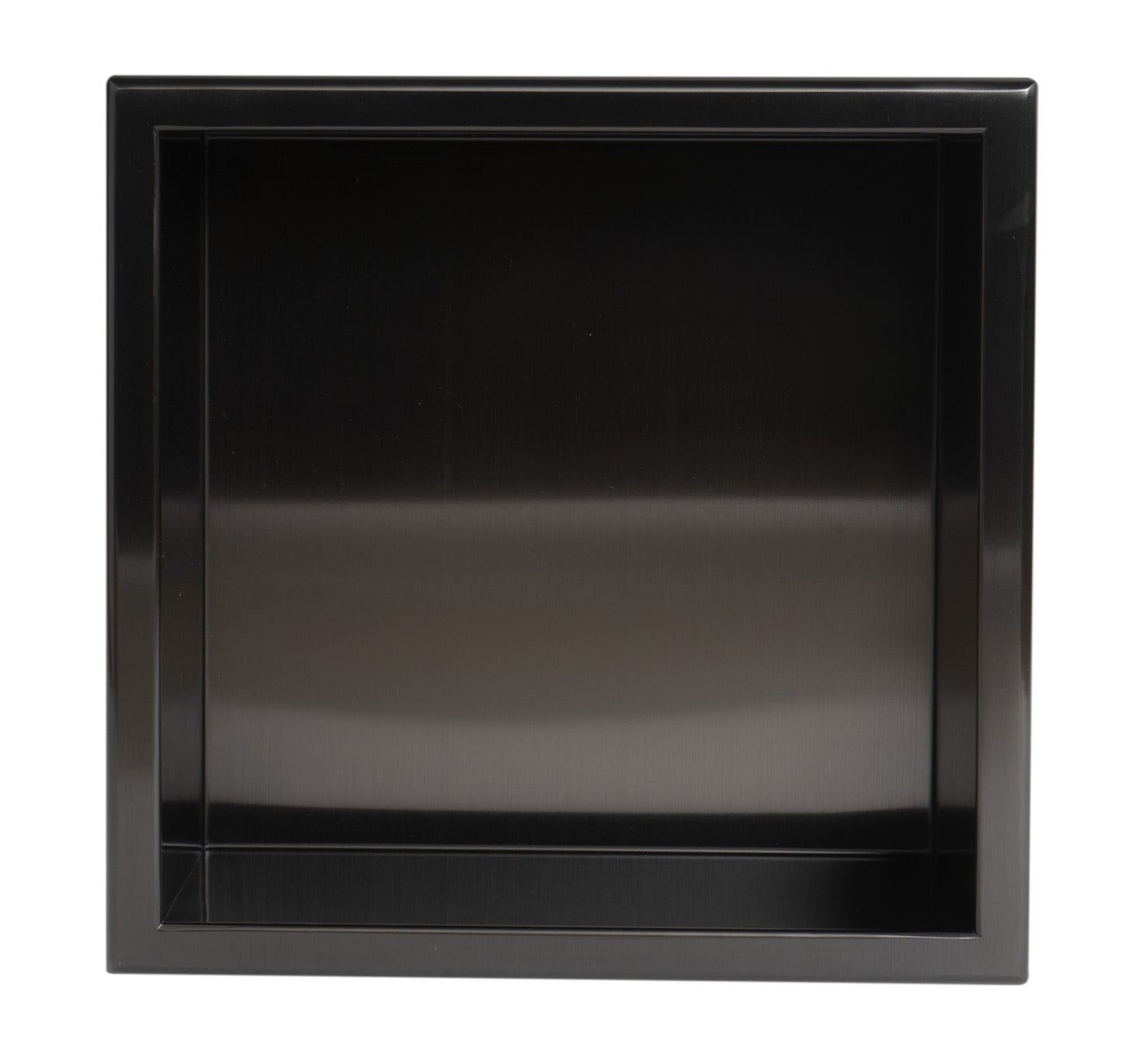 ALFI brand ABNP1212 12" x 12" Stainless Steel Square Single Shelf Shower Niche