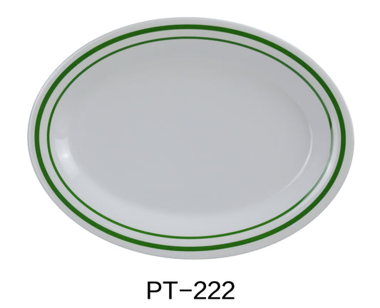 Yanco PT-222 Pine Tree Oval Platter | Kitchen +  Metal