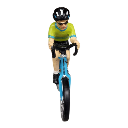 Bicycle Riding Ornament - Blue Bike