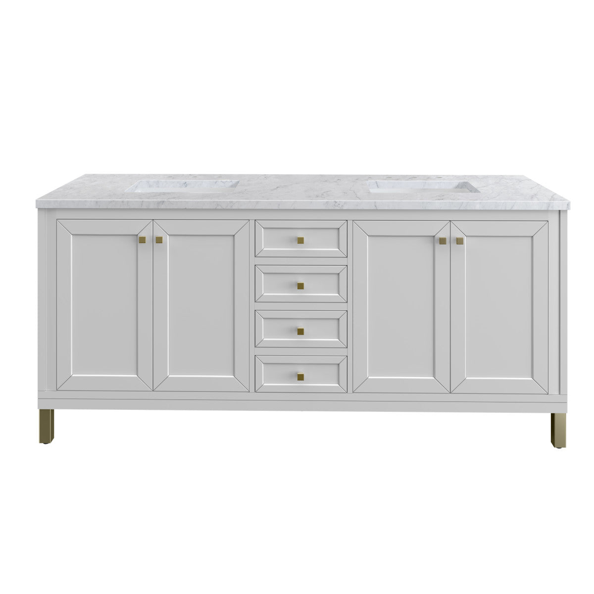 Chicago 72" Double Vanity Cabinet