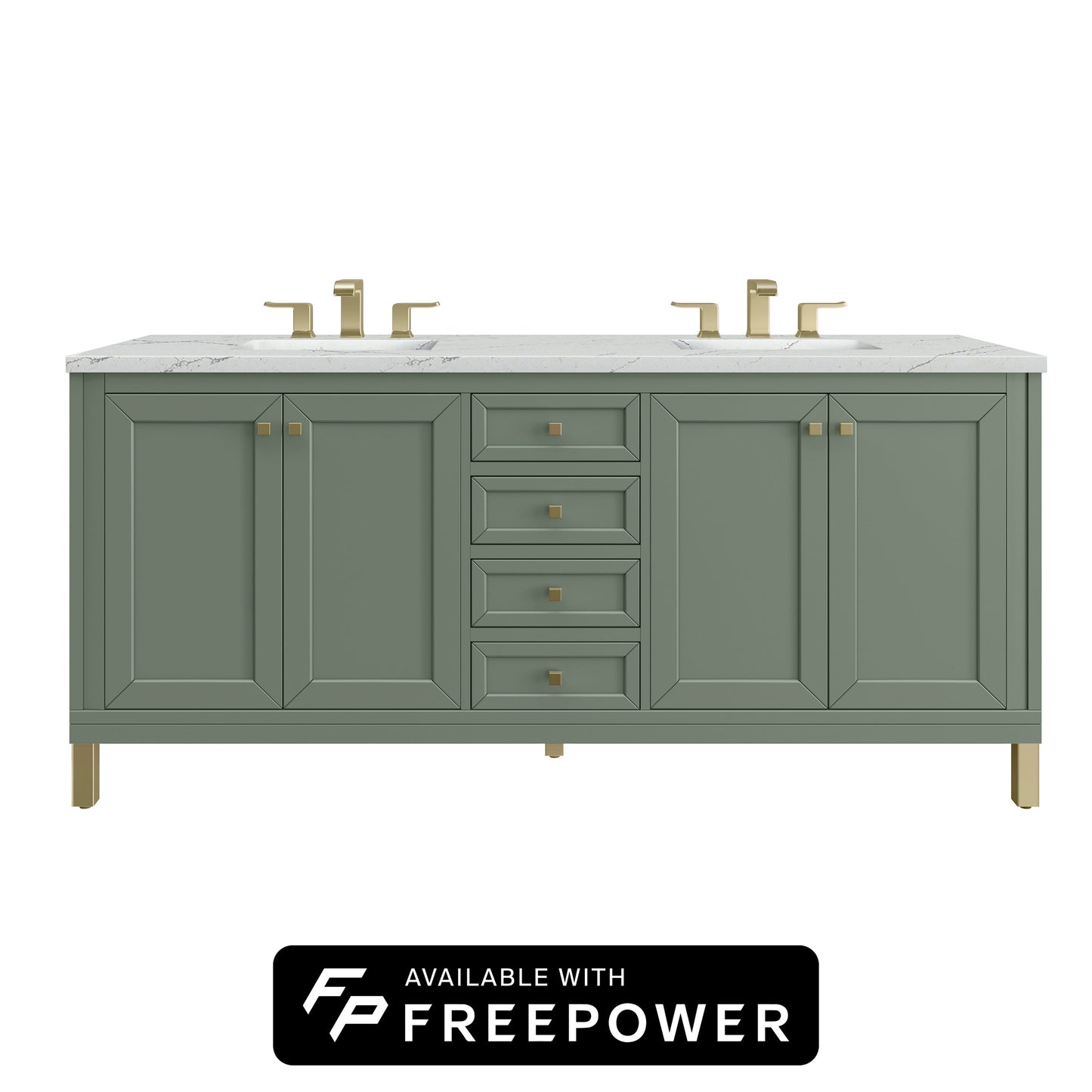 Chicago 72" Double Vanity