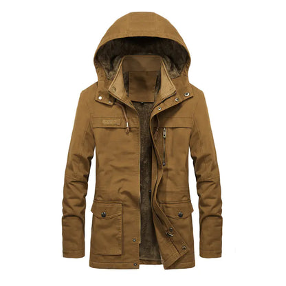 Men's Winter Fleece Thick Windbreaker Jacket
